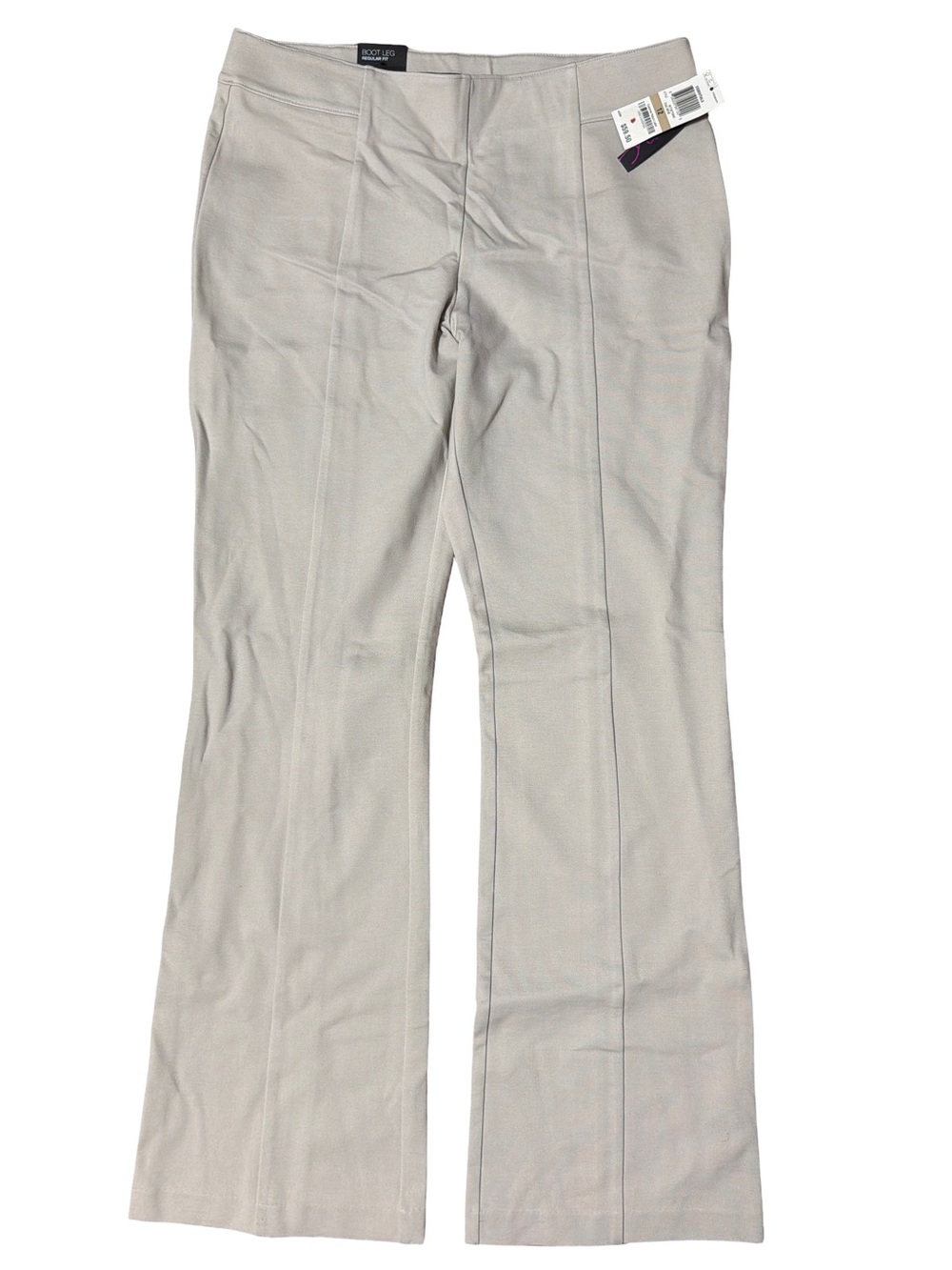 INC International Concepts Women's Boot Cut Pants Light Gray Size 12